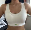 ELLE girl少女內衣青少年發(fā)育期文胸學(xué)生青春期跑步防震運動(dòng)背心一件裝 藤月影白White 一件裝 XL 參考體重：100-120斤 曬單實(shí)拍圖