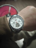 上海（SHANGHAI）男士手表 飛行員男表 自動(dòng)機械腕表 鏤空飛輪夜光 熊貓迪鋼帶6021 曬單實(shí)拍圖