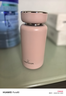 希諾（heenoor）保溫杯女士口袋杯小巧便攜小容量水杯迷你高顏值隨身杯送女友 【禮盒裝】桃夭粉190ml 曬單實(shí)拍圖