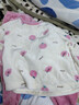 紅豆居家女士秋冬保暖加絨加厚睡衣女印花暖絨家居服 蜜桃粉 XL 175 曬單實(shí)拍圖