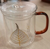 雅集一葉菩提杯泡茶杯茶水分離玻璃杯辦公室喝茶杯子個(gè)人專(zhuān)用杯木蓋款 曬單實(shí)拍圖