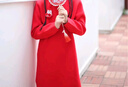 巴拉巴拉童裝兒童連衣裙女童新中式紅色新年拜年服吉祥好運裙 中國紅60611 130 曬單實(shí)拍圖