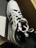 adidas ENTRAP美式校園風(fēng)運動(dòng)少年感復古籃球風(fēng)板鞋男女阿迪達斯   白色/黑色   42 曬單實(shí)拍圖