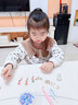 蘭酷帕兒童益智玩具女孩禮物非遺螺鈿手工diy套裝飾品發(fā)卡胸針發(fā)簪材料 曬單實(shí)拍圖