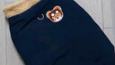 冇寵秋冬狗狗衣服保暖中型犬可牽引棉衣柯基柴犬泰迪寵物休閑馬甲冬季 繡標棉衣 藏藍色（卡碼建議拍大一碼） 3XL號（建議24-28斤左右） 曬單實(shí)拍圖