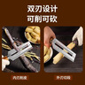 十八子作甘蔗削皮刀家用商用多功能砍菠蘿水果刀 曬單實(shí)拍圖