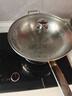 WMF福騰寶無(wú)涂層不銹鋼炒鍋304不銹鋼平底電磁爐明火通用金剛32cm 曬單實(shí)拍圖