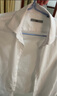 海瀾之家（HLA）長(cháng)袖襯衫男輕商務(wù)衫及白色正裝襯衣男秋季 漂白43 38 165/84A 推薦117~126斤 曬單實(shí)拍圖