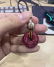 卡麗蒂朱砂汽車(chē)鑰匙扣掛飾品貔貅平安扣男士女包包創(chuàng  )意車(chē)載鑰匙掛件吊墜 朱砂貔貅平安扣-鑰匙扣 曬單實(shí)拍圖