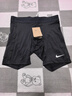 耐克男子緊身訓練短褲舉重透氣速干針織NIKE PRO DRI-FIT FB7959 010黑/白 L 曬單實(shí)拍圖