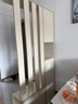 諾曼圖鞋柜門(mén)口一體柜大容量入戶(hù)進(jìn)門(mén)客廳鞋柜坐凳衣帽架一體玄關(guān)隔斷柜 奶咖100*31.6*200【玻璃門(mén)款】 曬單實(shí)拍圖