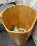 京東物流 泡腳桶木桶腳盆實(shí)木洗腳桶熏蒸藥浴桶保溫加高足浴盆 60桶+全套配件+熏蒸機+罩+凳+艾 曬單實(shí)拍圖