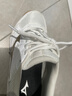 美津濃（MIZUNO）CYCLONE SPEED CN排球鞋綜合室內外訓練鞋男女款羽毛球鞋乒乓球鞋 白金 【顏值與實(shí)力并存】 38.5 =245mm 曬單實(shí)拍圖