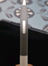 澳浪適用apple pencil2保護套 蘋(píng)果ipadpencil Pro觸控筆可放筆槽超薄防摔防滑硅膠握筆套 灰 曬單實(shí)拍圖