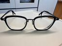 木川加大加寬大頭圍近視眼鏡男士復古純鈦170mm大臉鏡框可配度數 黑色【總寬170-適合大頭圍】 單鏡框 曬單實(shí)拍圖