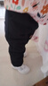 兒童冬裝外穿小童嬰兒夾棉保暖褲潮寶寶棉褲男童三層加絨加厚褲子 黑色抱抱熊棉褲（冬款三層加厚） 120 建議身高100-110cm 曬單實(shí)拍圖