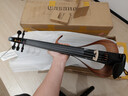 雅馬哈（YAMAHA）新款電子小提琴YEV104_105Pro靜音_電聲四弦五弦專(zhuān)業(yè)演出表演提琴 YEV105黑色+靜音套裝 曬單實(shí)拍圖