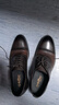 金利來(lái)（Goldlion）男鞋秋冬款皮鞋男擦色正裝鞋三接頭男士皮鞋牛津鞋宴會(huì )鞋婚鞋 深咖色 42 曬單實(shí)拍圖