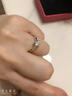 鉆途人工培育鉆石一克拉鉆戒VVS2求婚戒指微鑲小鉆結婚生日情人節禮物 50分培育鉆戒/D級/3EX/VVS2 開(kāi)口(可調節大小) 曬單實(shí)拍圖