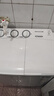金帥（jinshuai）洗衣機半自動(dòng)家用大容量雙桶雙缸波輪脫水甩干機老式雙筒 6公斤【操作簡(jiǎn)單+颶風(fēng)水流】 曬單實(shí)拍圖