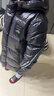 鴨鴨YAYA鴨鴨兒童羽絨服長(cháng)款羽絨服中大童新款加厚保暖冬裝外套 黑金色 160 曬單實(shí)拍圖
