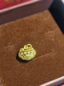周大生黃金寶寶長(cháng)命鎖吊墜平安金鎖掛墜滿(mǎn)月周歲禮物 小版(不含鏈)1.97g 曬單實(shí)拍圖