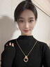 顏如飾金色多層纏繞圓環(huán)吊墜長(cháng)項鏈女2026新款秋冬毛衣鏈大氣高檔高級感 L2680金色纏繞毛衣鏈 曬單實(shí)拍圖