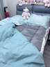 嬌夢(mèng)羊羔絨榻榻米床墊冬加厚保暖宿舍軟墊子床褥毛絨被褥鋪底家用臥室 立體加絨-白邊灰【加厚款】 150x200cm【加絨加厚 一觸即暖】 曬單實(shí)拍圖