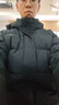 暖頻道羽絨服男士都市休閑中長(cháng)款90鴨絨印花連帽防風(fēng)保暖冬季外套828203 黛藍漸變 2XL (185) 建議150斤以下 曬單實(shí)拍圖