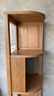 源氏木語(yǔ)實(shí)木轉角書(shū)架墻角置物架書(shū)柜多層收納架落地三角柜原木色1.74米 曬單實(shí)拍圖