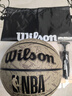 Wilson威爾勝NBA絕塵系列ENCORE PLUS防塵皮革暗紋配色成人比賽7號籃球 曬單實(shí)拍圖