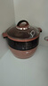 小熊（Bear）電燉鍋 電燉盅 煲湯鍋 紫砂鍋 家用燉湯鍋 隔水燉盅煮粥電砂鍋燕窩熬粥上蒸下燉 咖啡色 4.5L 曬單實(shí)拍圖