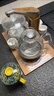 金灶（KAMJOVE） 自動(dòng)上水電熱水壺 玻璃茶藝爐 煮茶器茶具 全智能功夫茶爐燒水機一體 G6 0.8L 23*37cm 可嵌入茶桌 曬單實(shí)拍圖