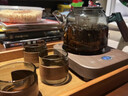 touchmiss新款圍爐煮茶燒水泡茶器具全套陶壺電陶爐煮茶器室內中式茶壺套裝 智能木紋色爐 （單爐） 曬單實(shí)拍圖