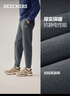 斯凱奇（Skechers）新年禮物男裝2025新品冬季加絨保暖褲子運動(dòng)衛褲休閑長(cháng)褲L325M105 曬單實(shí)拍圖