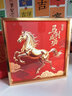 山迪馬到成功相框馬年擺臺吉祥物伴手禮客廳玄關(guān)辦公室裝飾畫(huà)一馬當先 馬到成功-相框擺臺20*20cm 曬單實(shí)拍圖