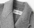 麥檬【1680人生大衣13%+羊絨】MM萬(wàn)件+爆款毛呢外套羊毛女25冬新品 落肩平駁領(lǐng)-深灰5G9970352-H-1 XS 曬單實(shí)拍圖