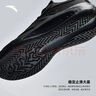 安踏（ANTA）【風(fēng)洞6】籃球鞋新款防側翻實(shí)戰防滑耐磨減震男子專(zhuān)業(yè)運動(dòng)鞋男 基礎黑-2 46 (男12碼) 曬單實(shí)拍圖
