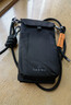 山業(yè)單肩斜挎包女 手機包男商務(wù)雙機 Cordura耐磨戶(hù)外小包 豎款格調黑 曬單實(shí)拍圖
