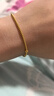 金至尊（3DG Jewellery）經(jīng)典圓珠古法黃金手鏈足金999小金珠手鏈送女友新年禮物計價(jià) 小珠-金重1.71克-BB01013225 曬單實(shí)拍圖