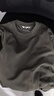 優(yōu)衣庫男裝女裝大師T AIRism棉混紡圓領(lǐng)T恤長(cháng)袖479781 58 深綠色 L 曬單實(shí)拍圖