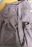 紅豆兒童褲子秋冬新款衛褲男女童休閑長(cháng)褲兒童秋裝衣服運動(dòng)褲 淺紫150 曬單實(shí)拍圖