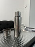 致仕（ZISIZ）德國純鈦保溫杯99.95%鈦合金兒童女男茶水分離大容量高檔便攜商務(wù) 鈦空本 【內外雙層純鈦+精美禮盒】 曬單實(shí)拍圖