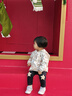 babylove嬰幼兒打底褲秋冬季男女寶寶高彈加絨保暖百搭長(cháng)褲外出休閑褲子 曬單實(shí)拍圖