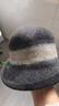 凡飾（FANCET）漁夫帽女秋冬進(jìn)口澳洲羊毛帽子法式優(yōu)雅氣質(zhì)圓頂禮帽加厚保暖盆帽 曬單實(shí)拍圖