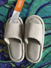 XGGC四季拖鞋男春秋室內居家用艾草軟底透氣棉麻拖鞋女 米色  38-39  曬單實(shí)拍圖