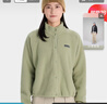 Columbia哥倫比亞戶(hù)外25秋冬新品女子運動(dòng)旅行保暖抓絨外套AR5610 348 抹茶綠 M (160/84A) 曬單實(shí)拍圖
