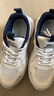 回力女鞋運動(dòng)鞋女2026新款春季透氣百搭厚底休閑鞋子女款增高老爹鞋女 白深藍 【網(wǎng)面透氣】 37 曬單實(shí)拍圖