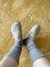 佰姿緣灰色腿套女款配雪地靴堆堆襪套秋冬季保暖小腿套長(cháng)筒2025新款爆款 深灰 均碼 【金屬標堆堆襪套】 曬單實(shí)拍圖