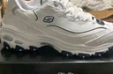 斯凱奇（Skechers）奶茶熊春季男女復古熊貓老爹鞋百搭情侶運動(dòng)896276 自然色/灰色/NTGY 36 曬單實(shí)拍圖